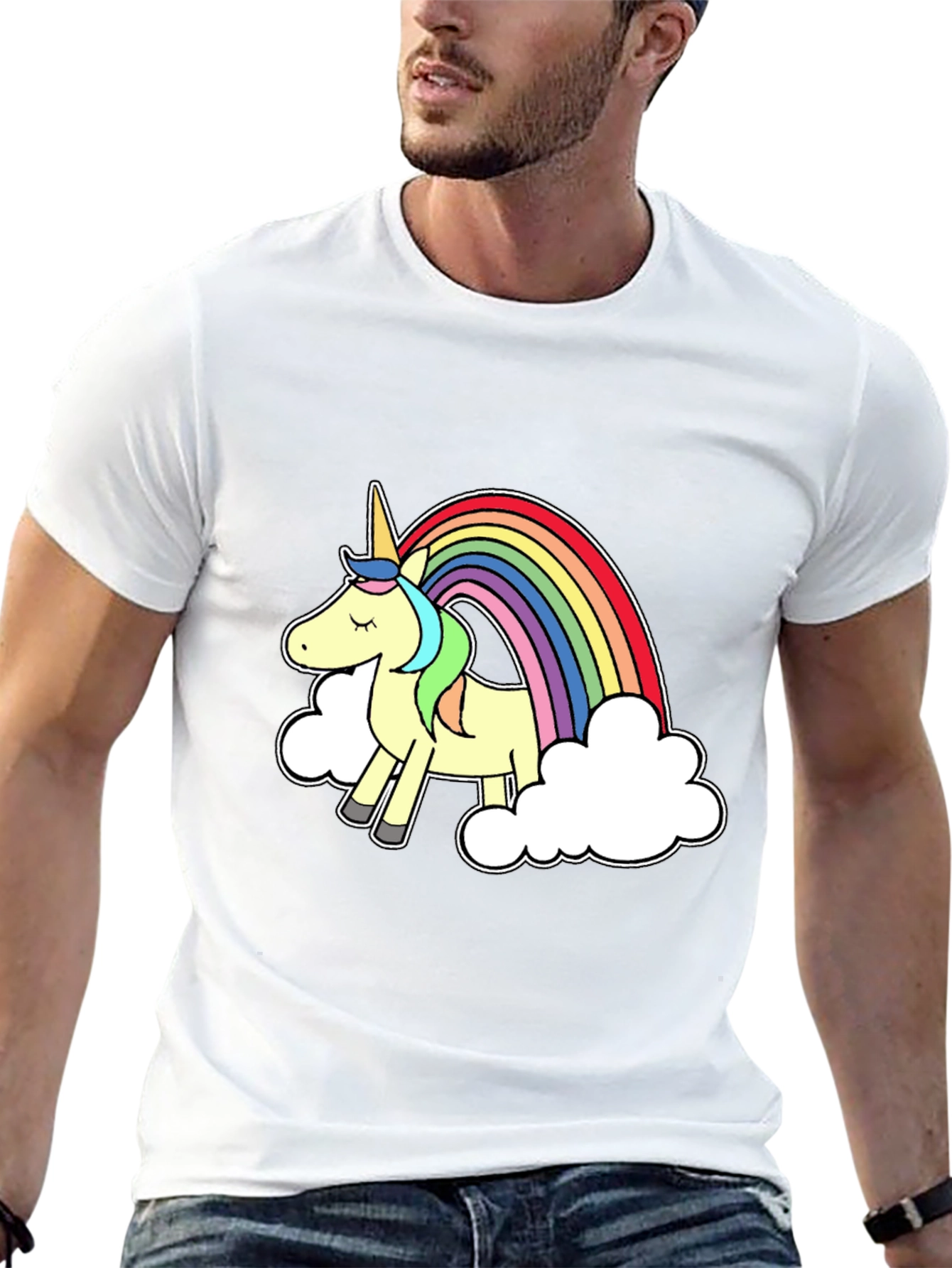 Rainbow Unicorn Graphic T-Shirt