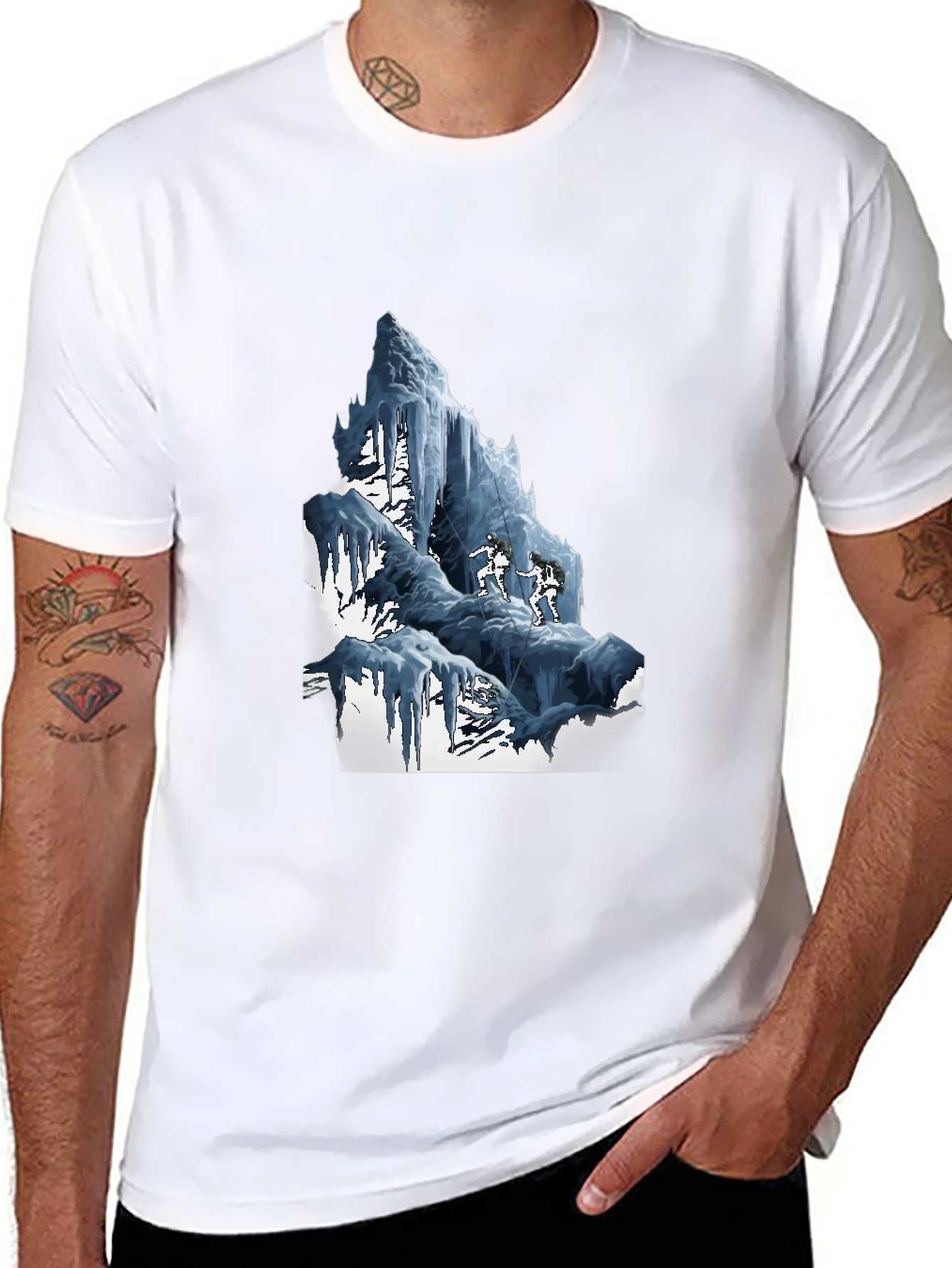 Ice Climber Graphic Tee - Black