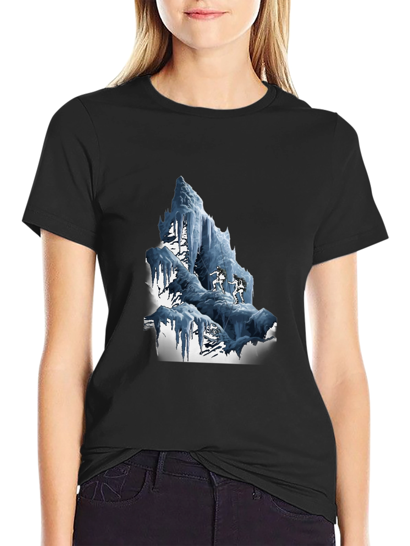 Ice Climber Graphic Tee - Black