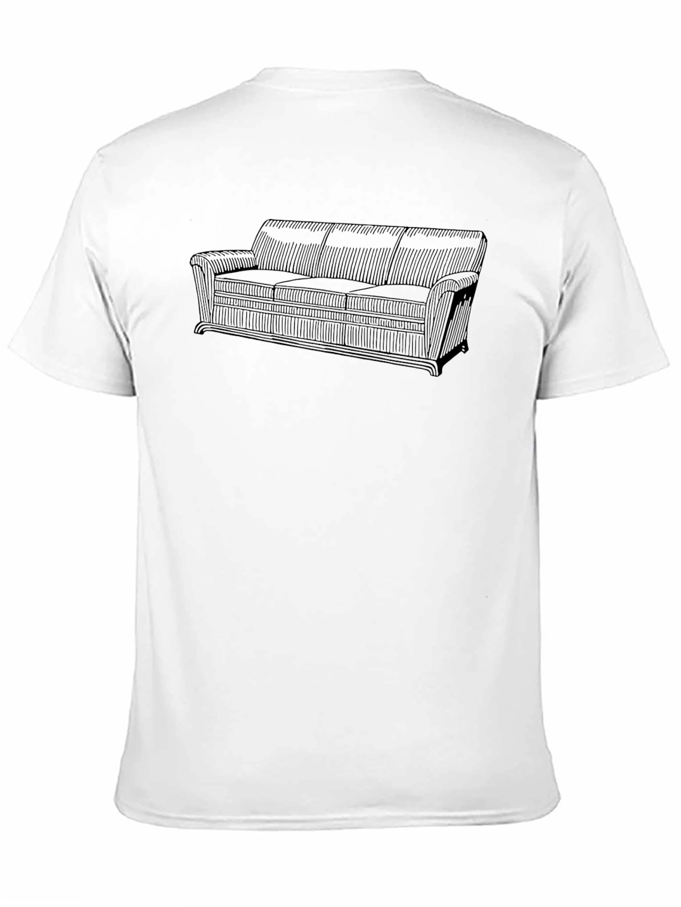 Retro Couch Graphic Tee - Comfortable & Stylish