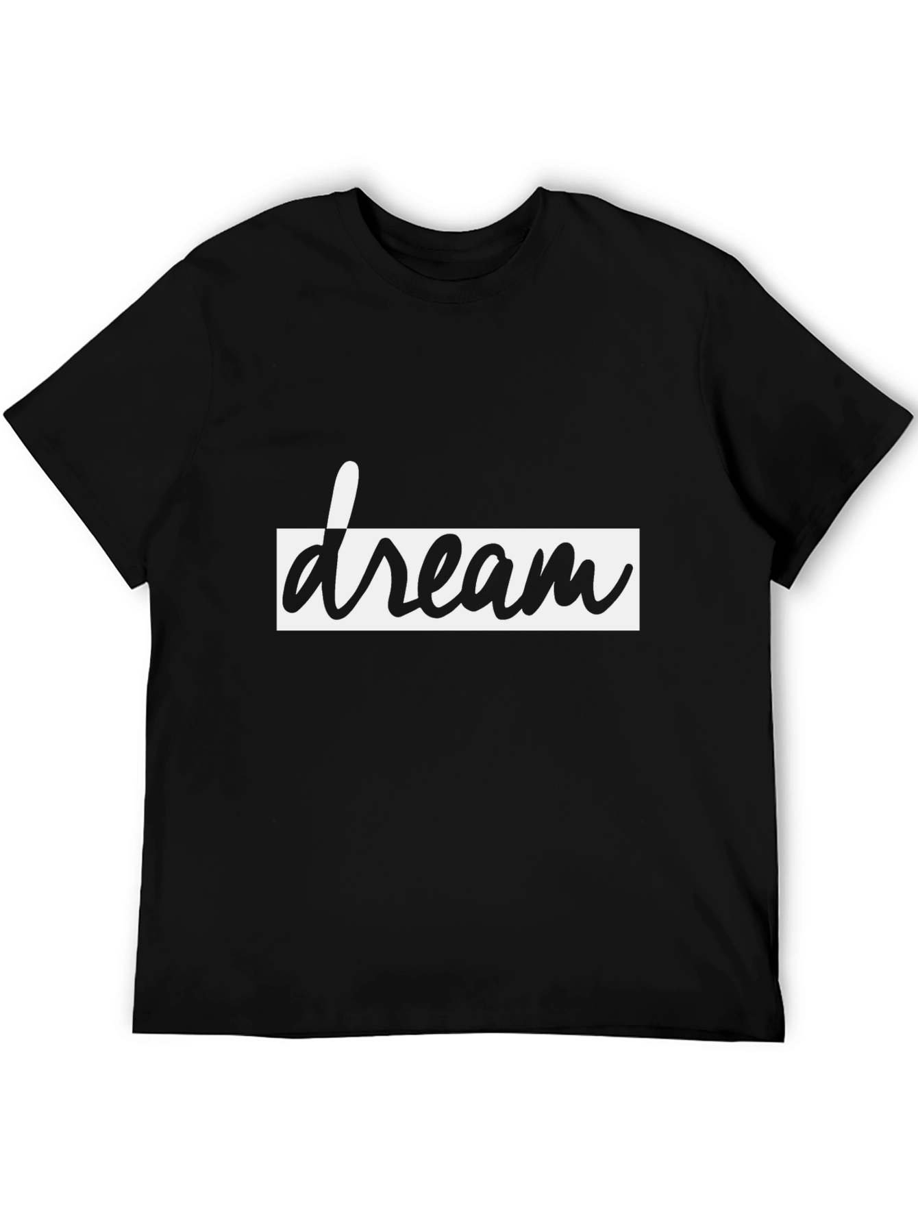 Dream T-Shirt - Black Crew Neck Tee