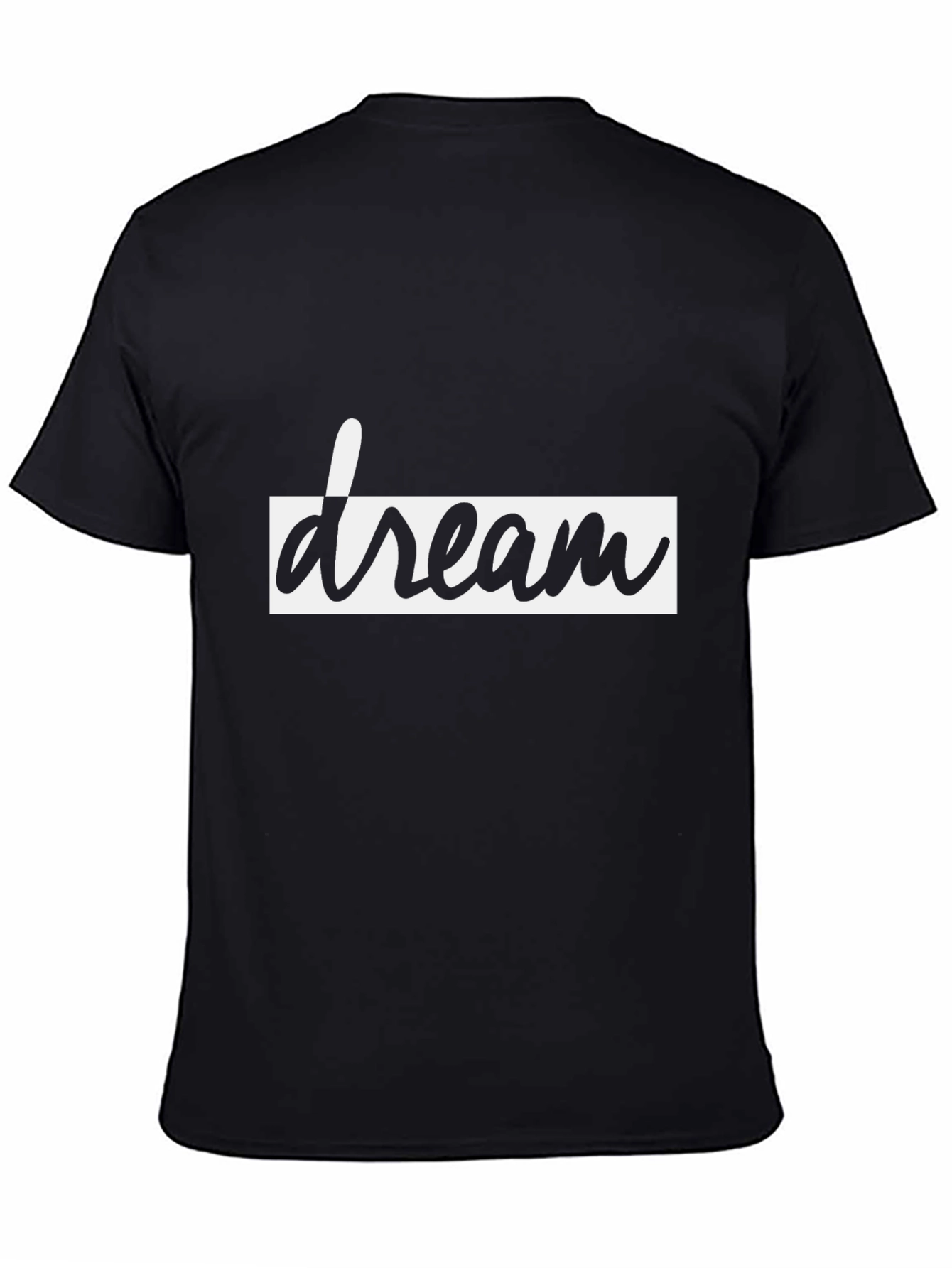 Dream T-Shirt - Black Crew Neck Tee