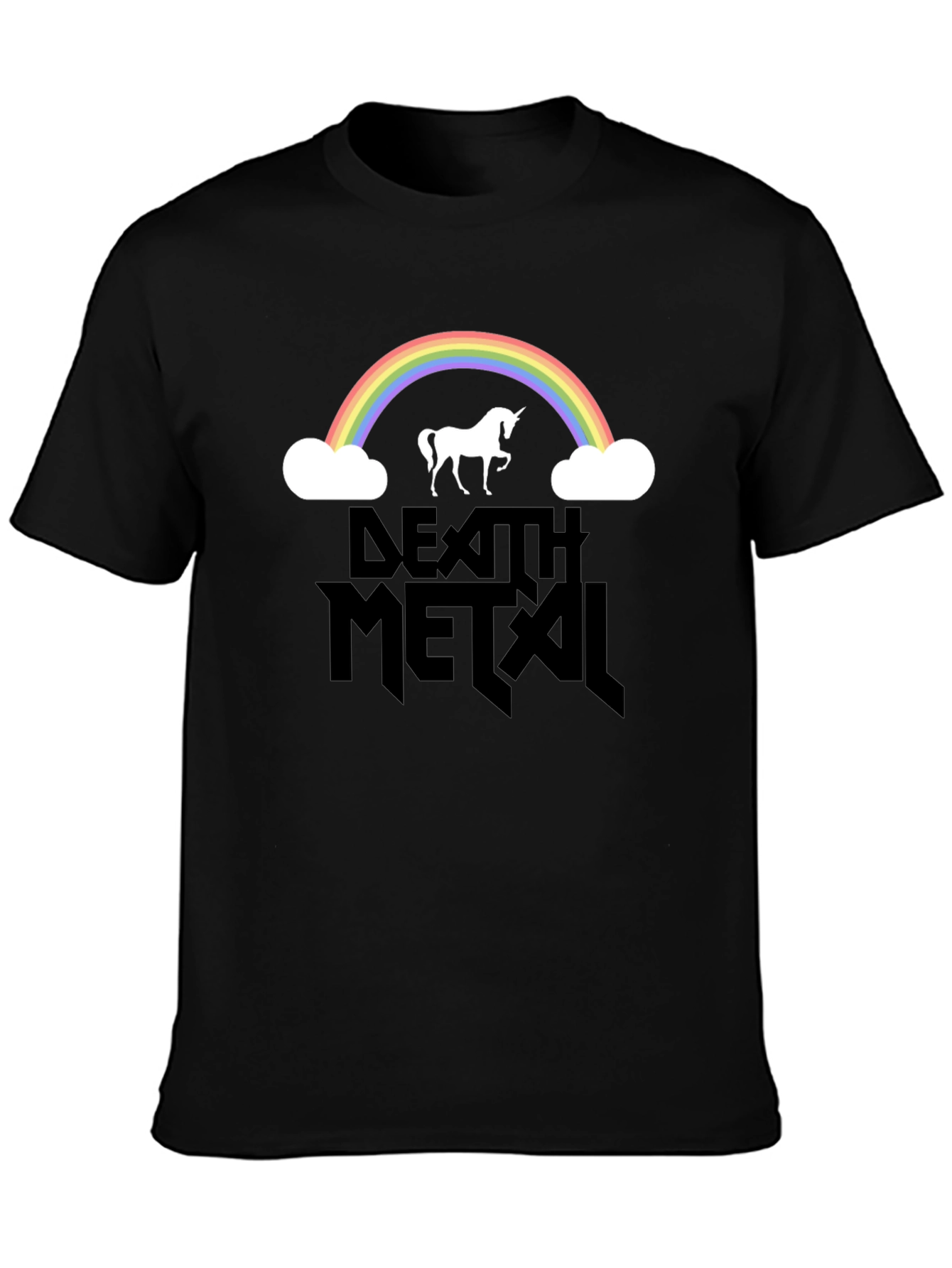 Death Metal Rainbow Unicorn T-Shirt