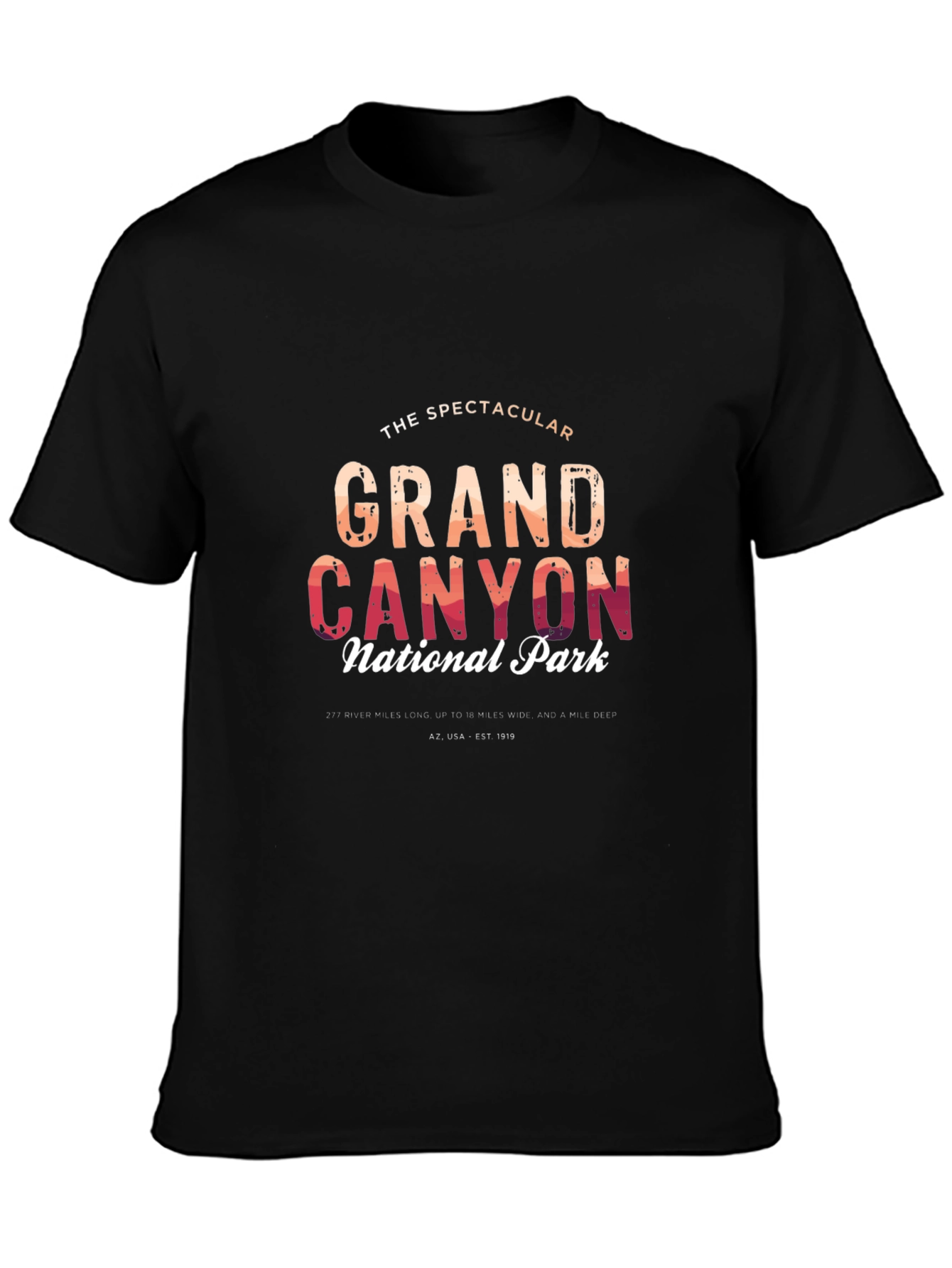 Grand Canyon National Park Black T-Shirt