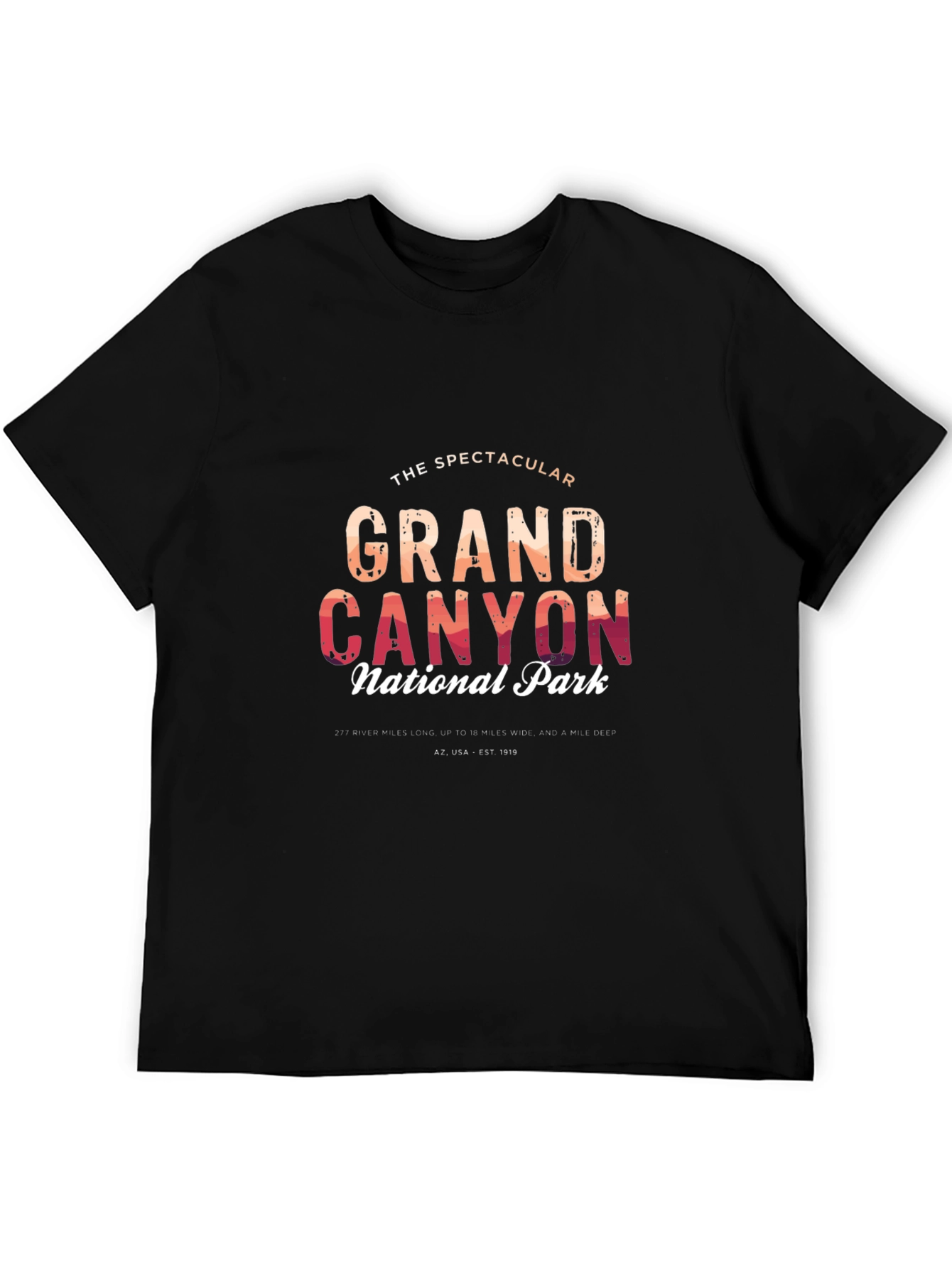 Grand Canyon National Park Black T-Shirt