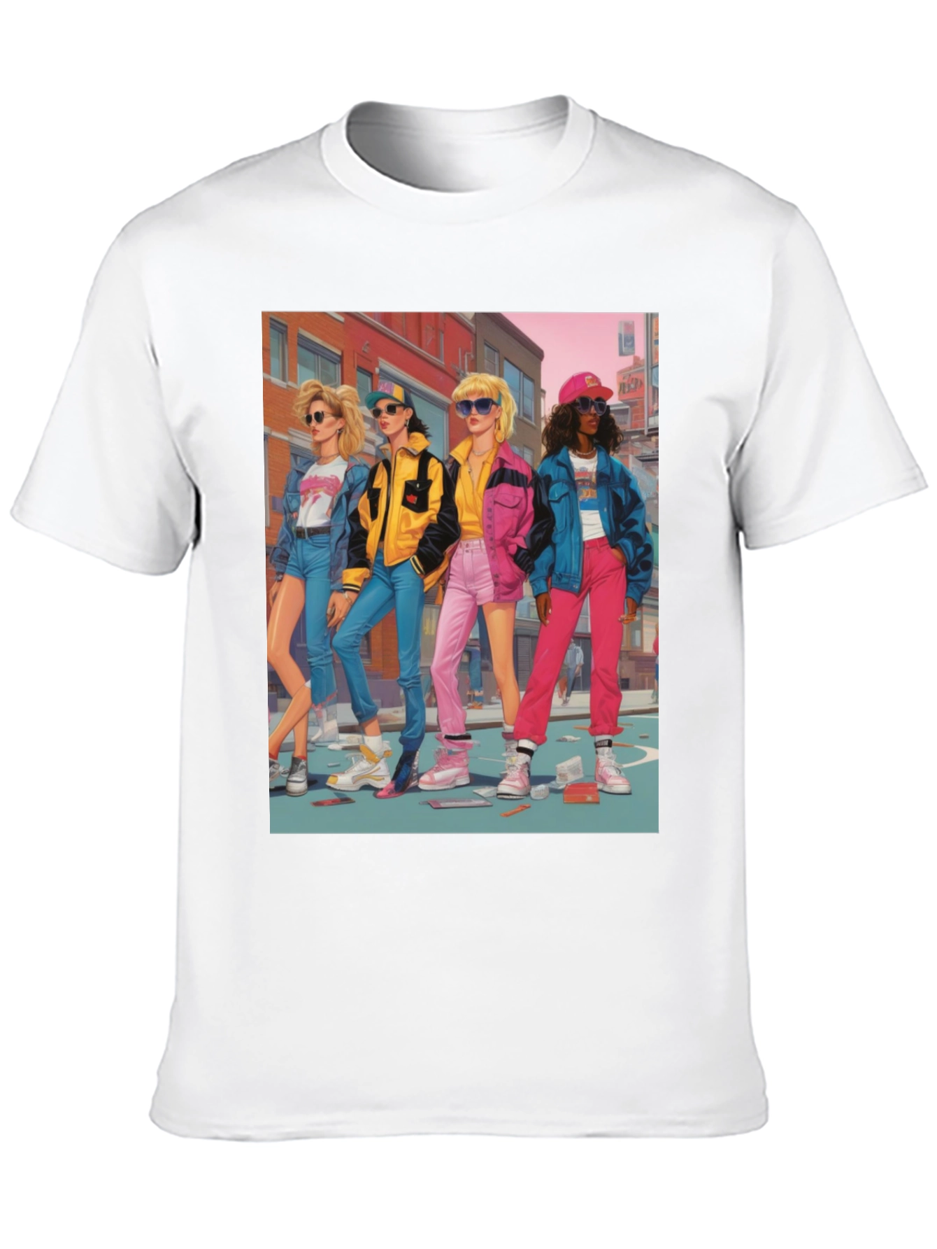 Retro 80s Pop Art Style T-Shirt