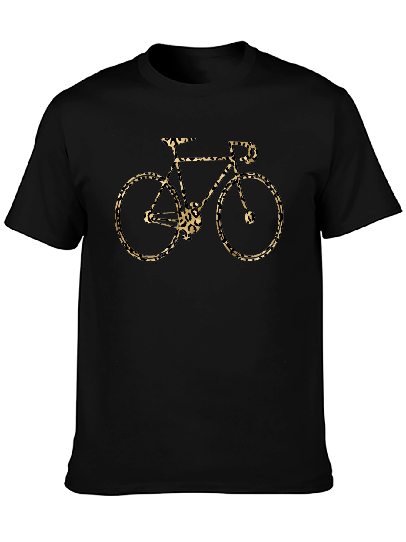 Leopard Print Bicycle Graphic Tee