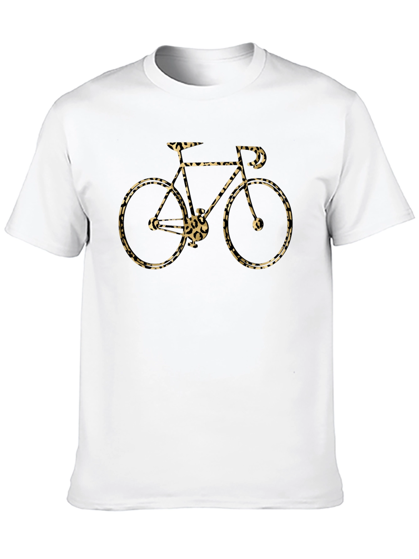 Leopard Print Bicycle Graphic Tee