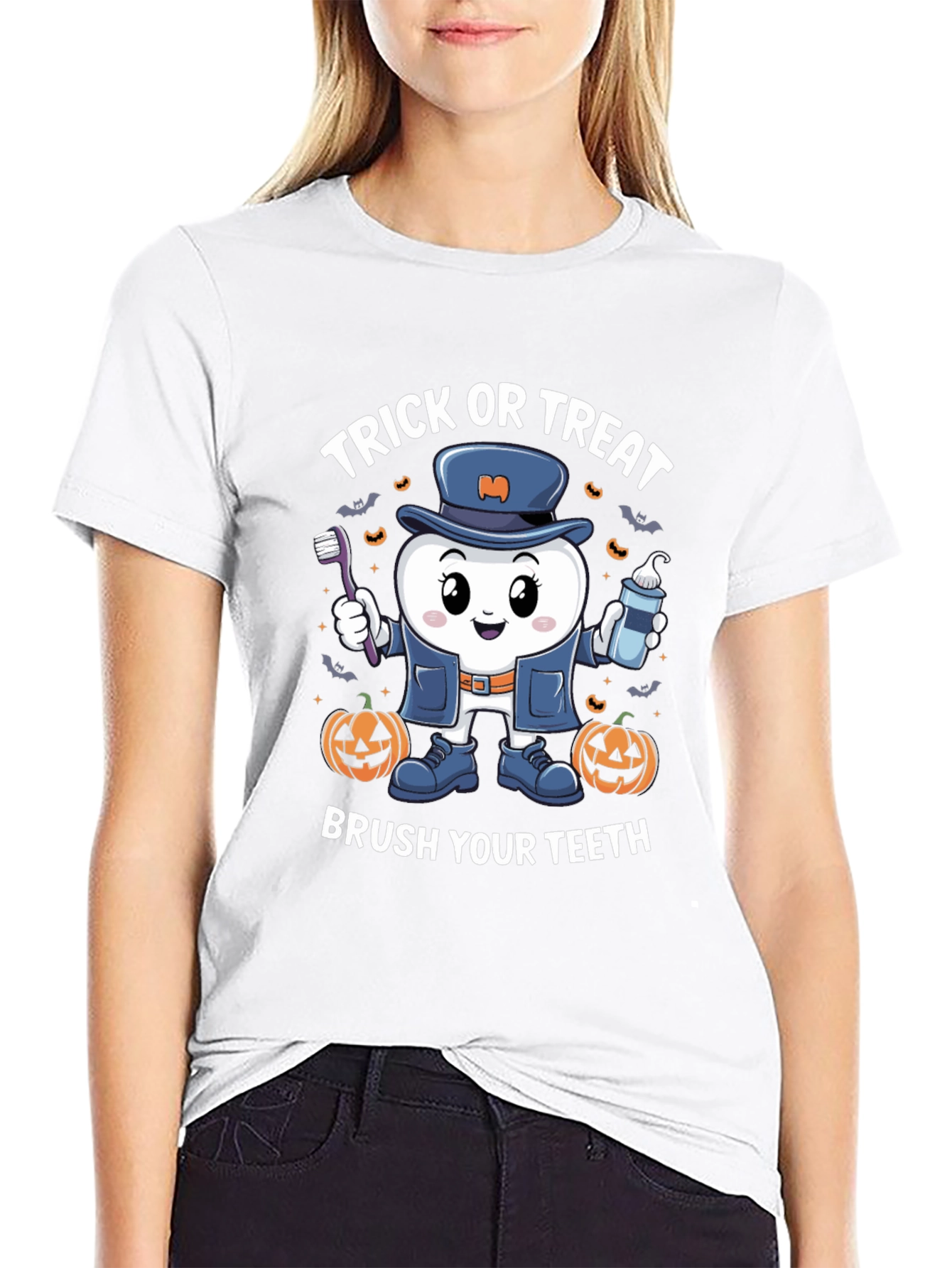 Trick or Treat Brush Your Teeth T-Shirt