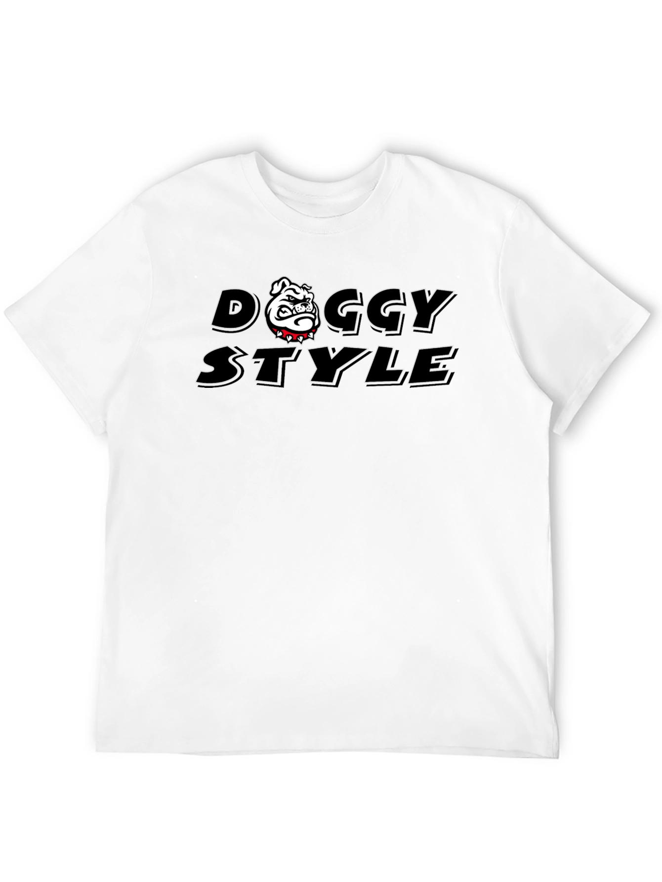 Doggy Style Graphic T-Shirt - Black
