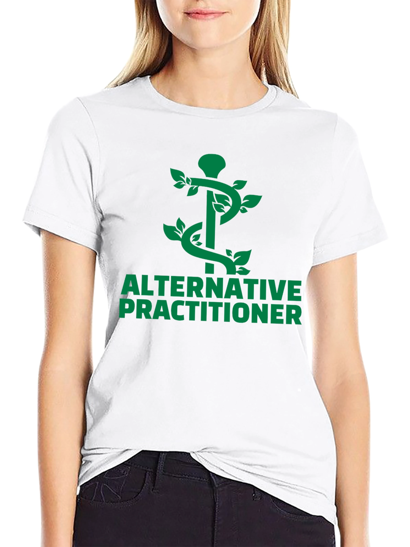 Alternative Practitioner Tee - Black Cotton Blend