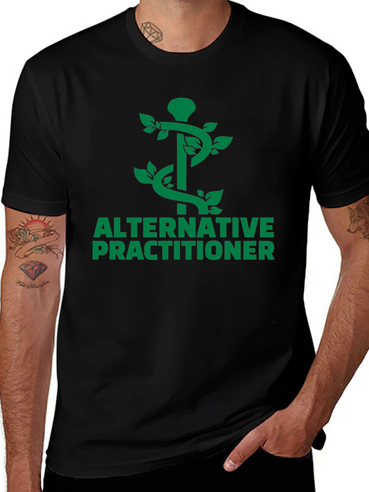 Alternative Practitioner Tee - Black Cotton Blend