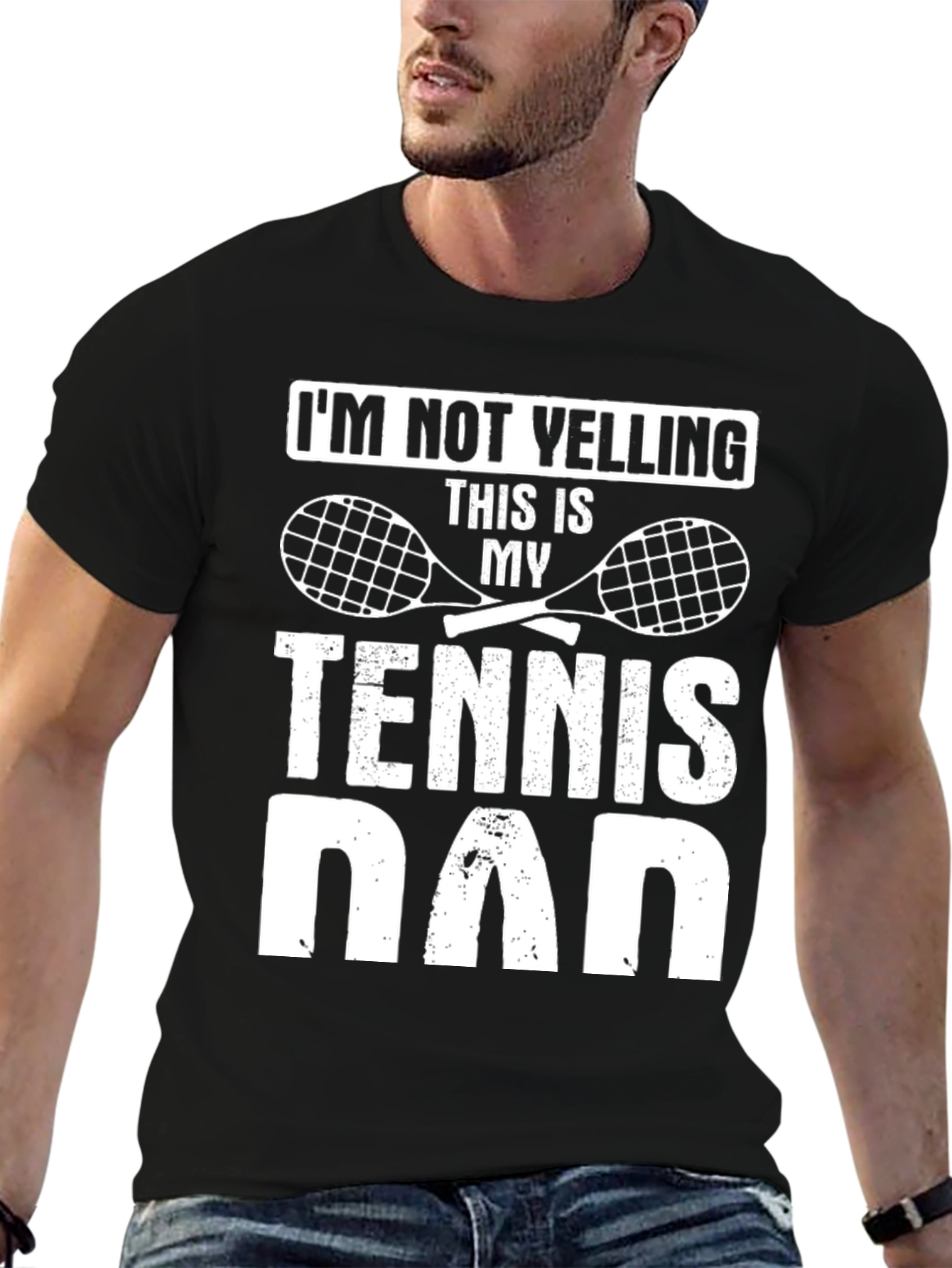 Tennis Dad Graphic Tee - Funny Tennis Shirt