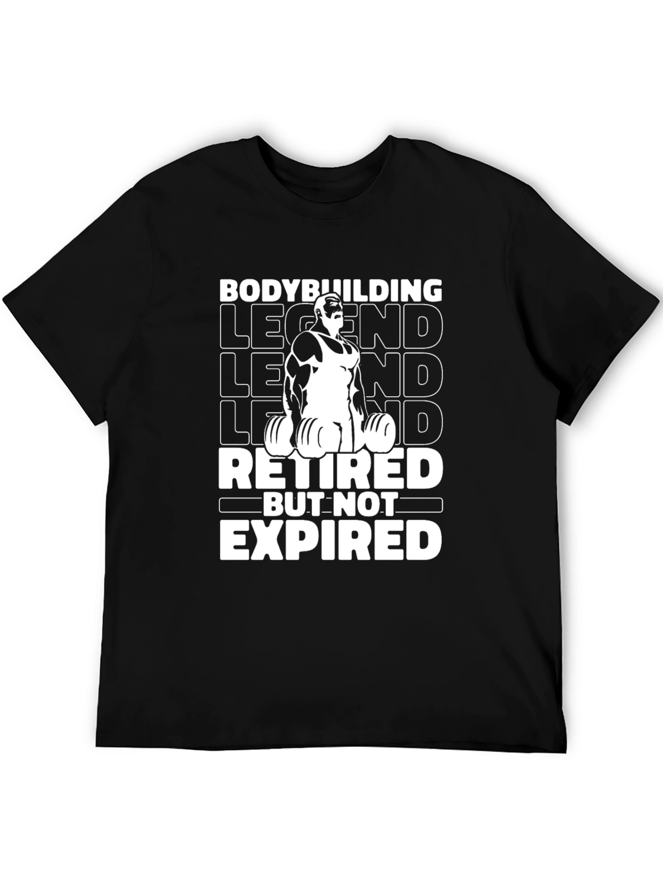 Bodybuilding Legend Retired T-Shirt - Black