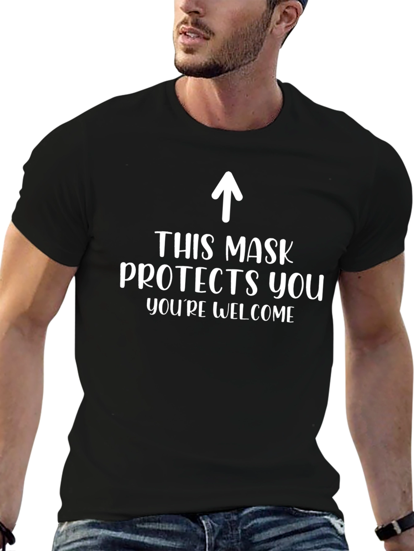 Funny Mask Protects You T-Shirt