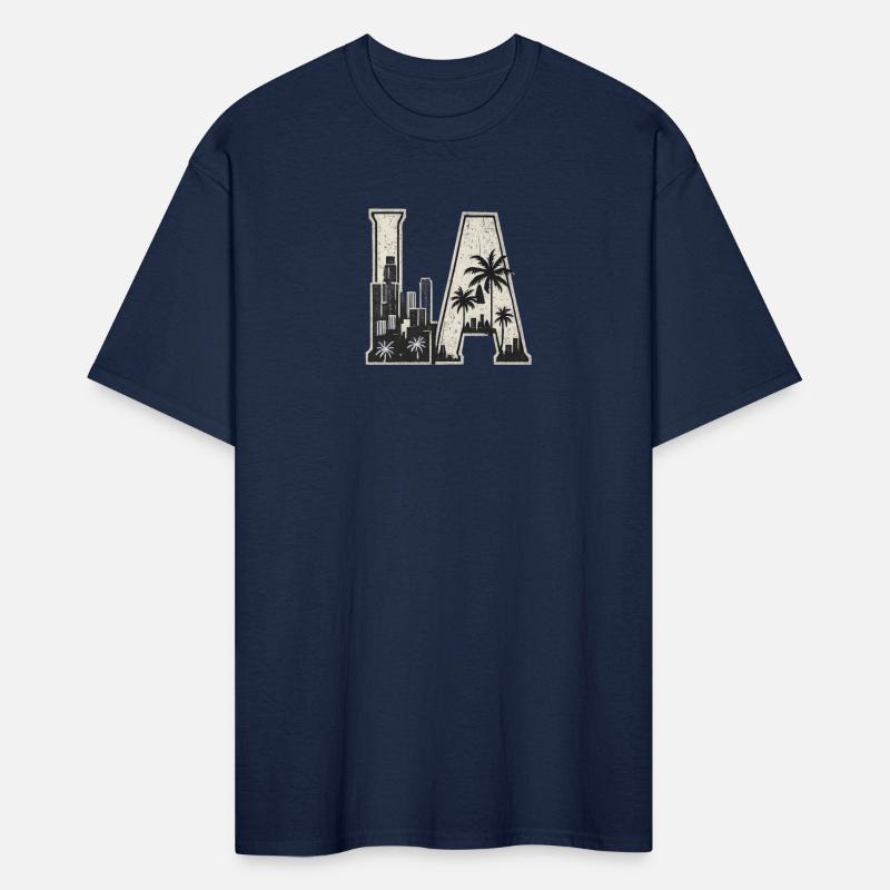 LA Cityscape Grunge T