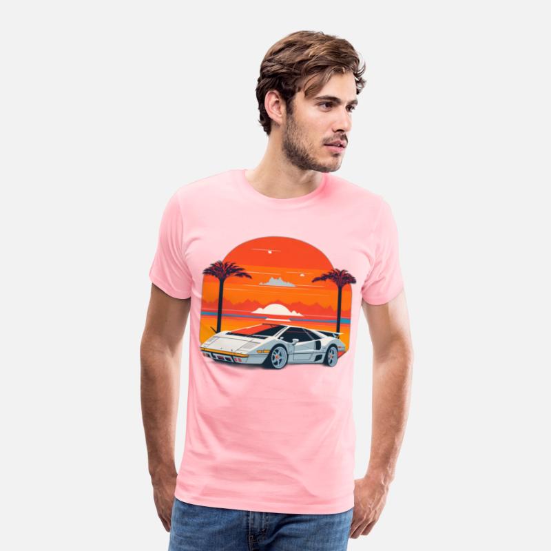 Lamborghini Countach Retro Tee 2