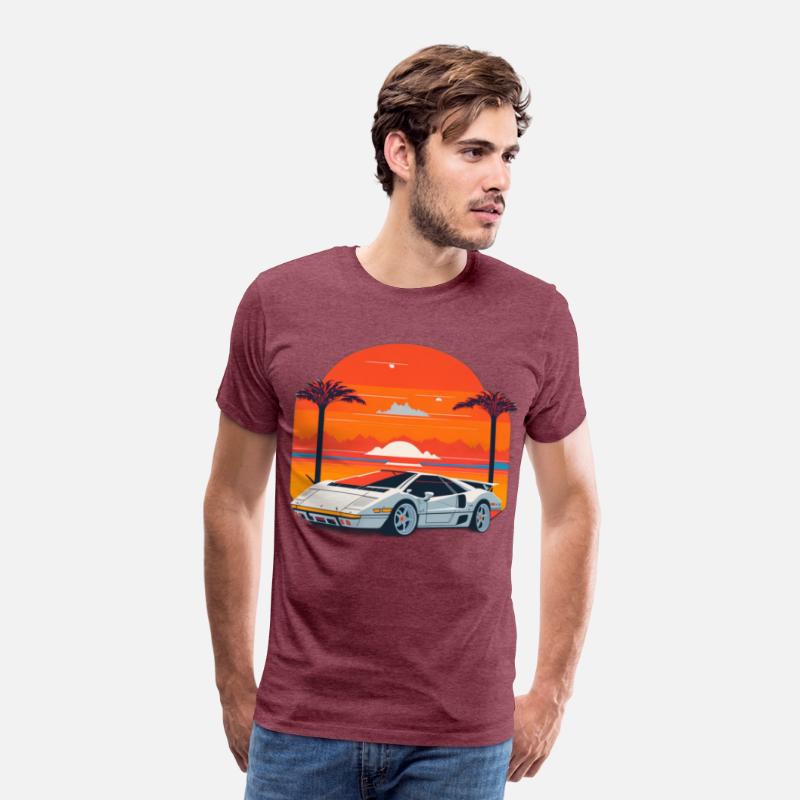 Lamborghini Countach Retro Tee 2