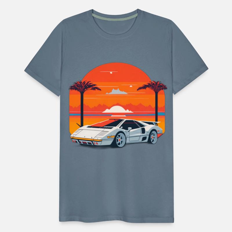Lamborghini Countach Retro Tee 2