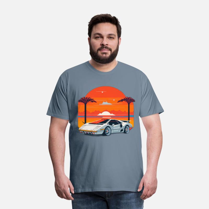 Lamborghini Countach Retro Tee 2