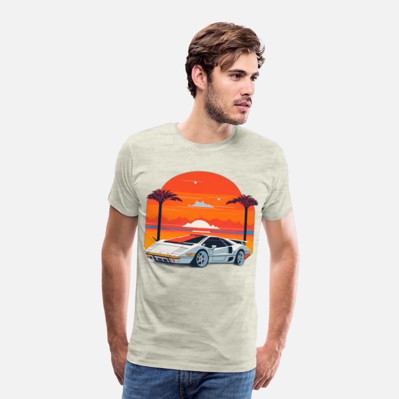 Lamborghini Countach Retro Tee 2