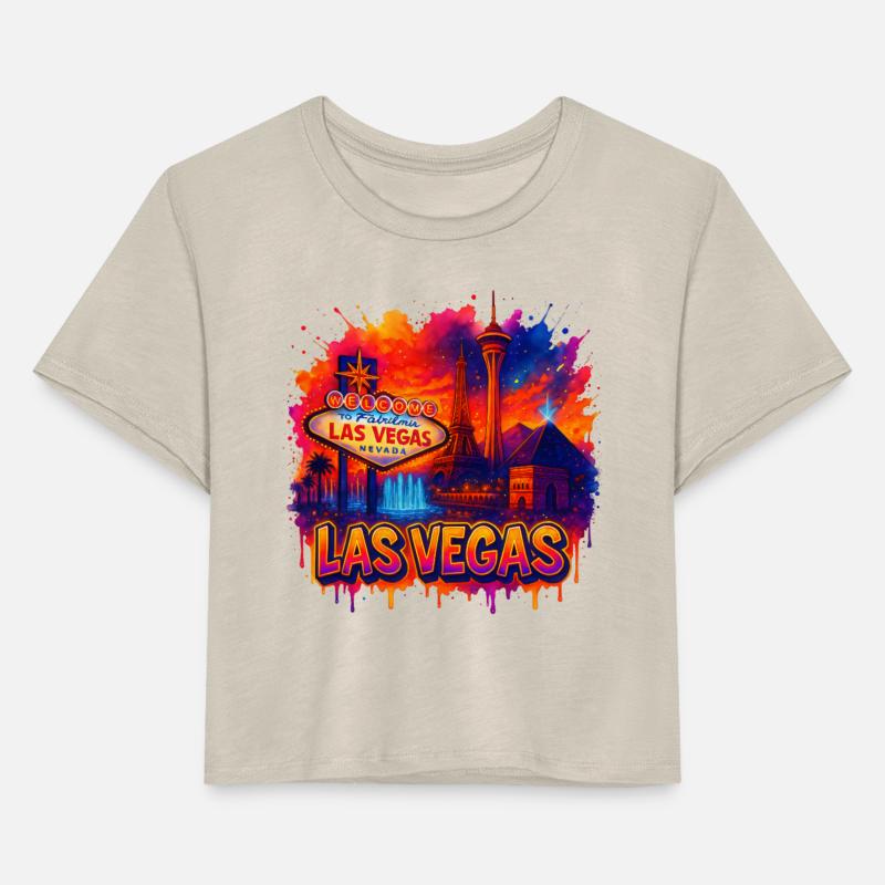 Las Vegas Skyline Watercolor Art Urban art