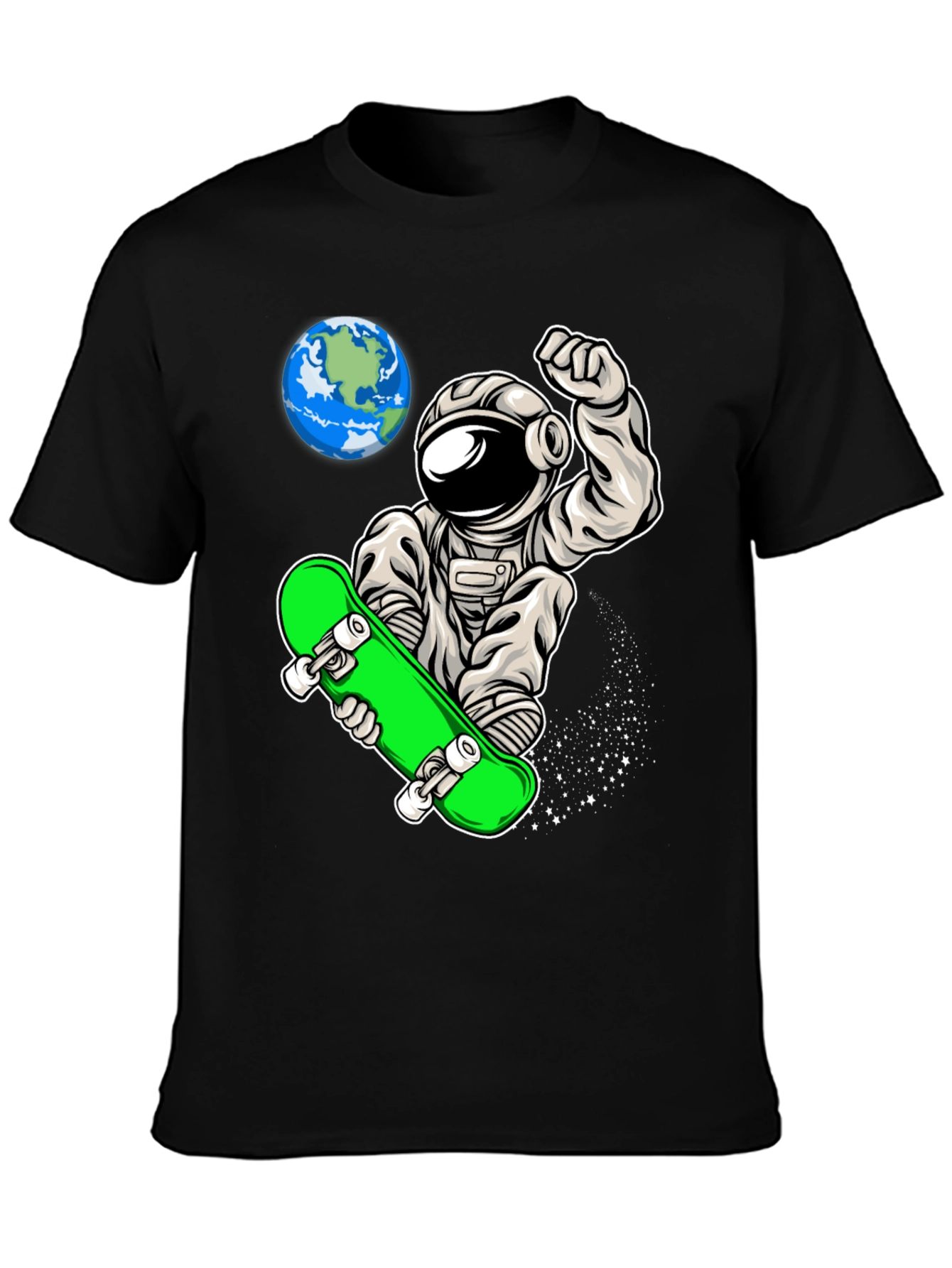 Skateboarding Astronaut T-Shirt