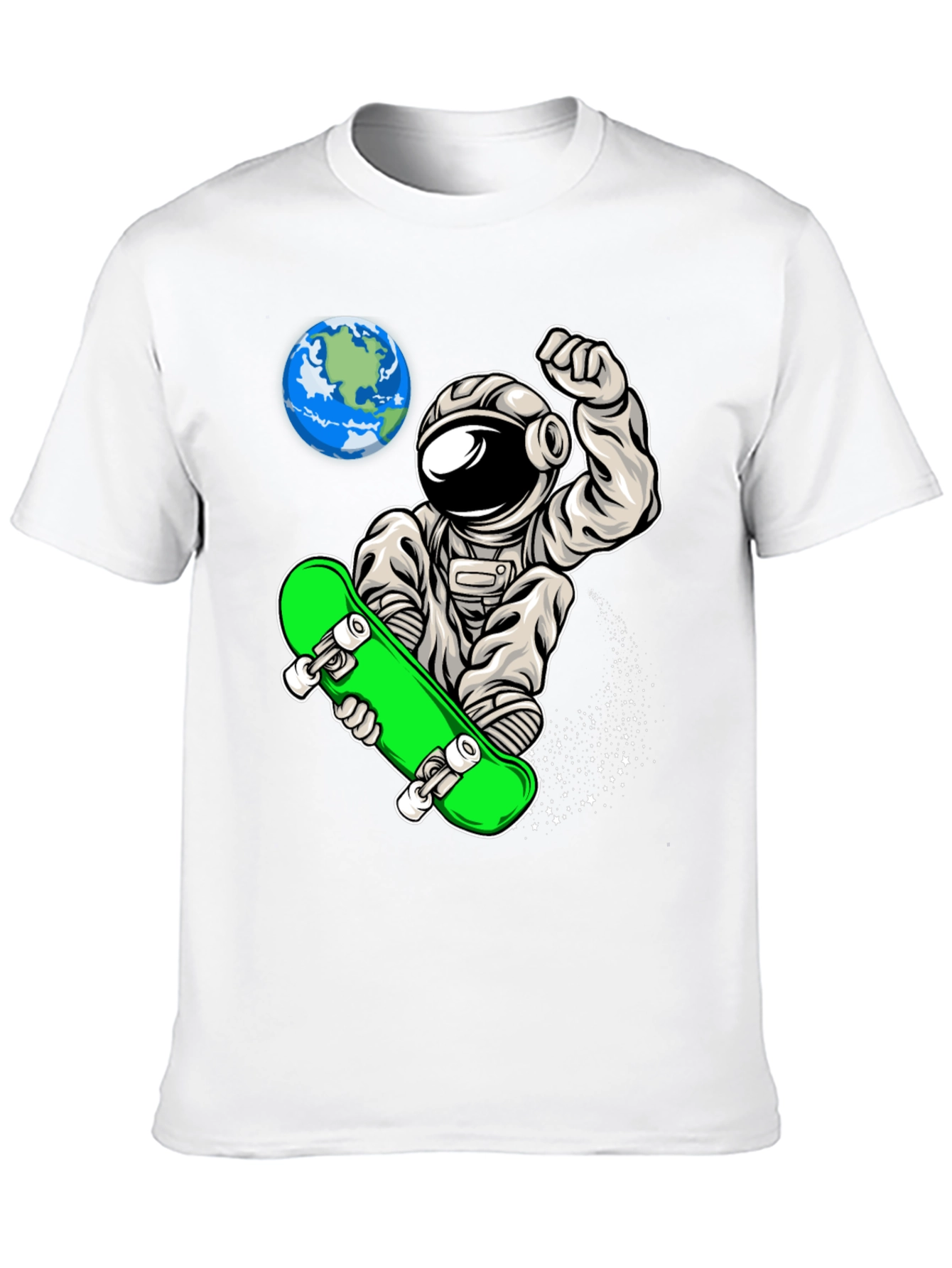 Skateboarding Astronaut T-Shirt
