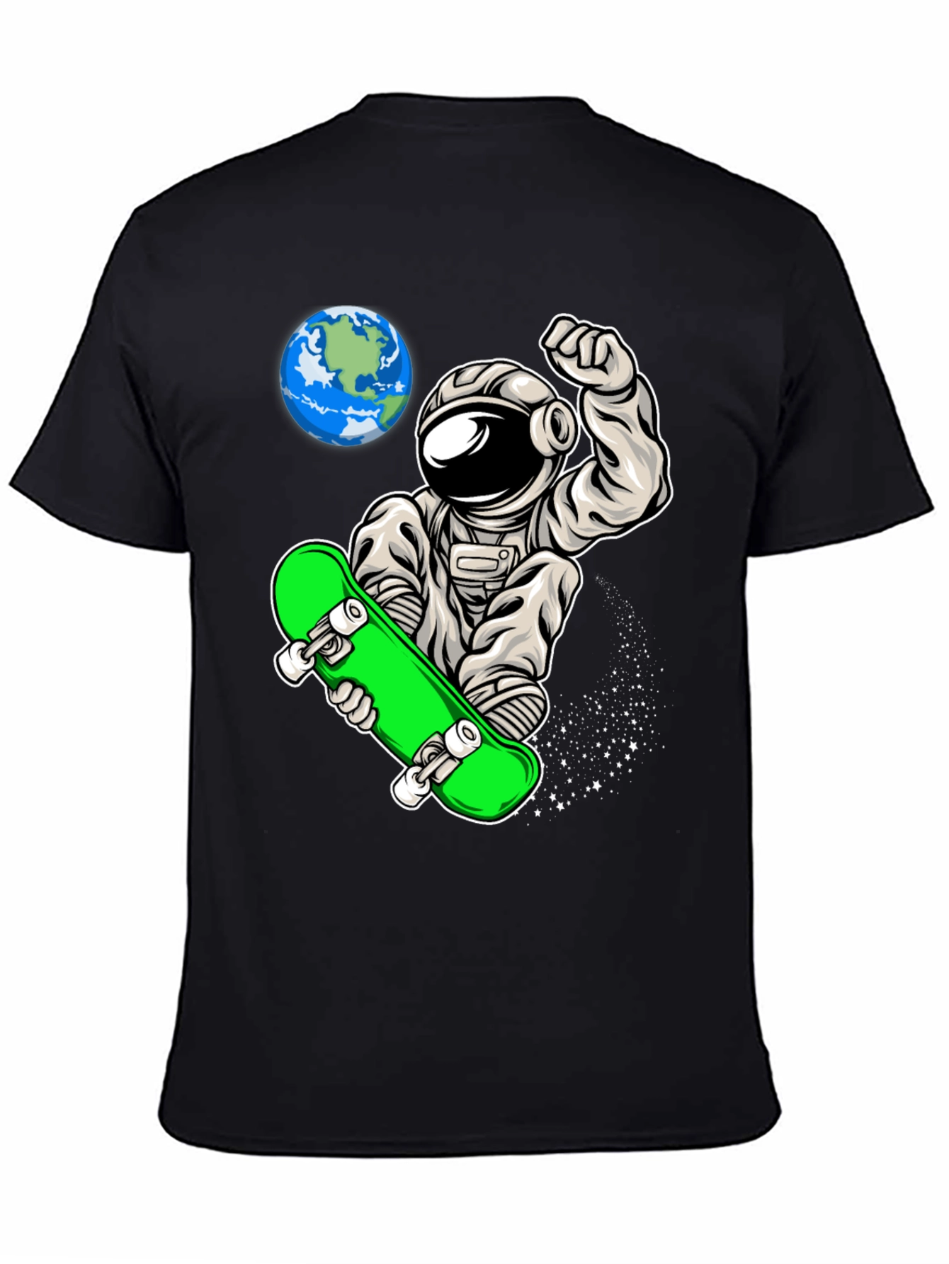 Skateboarding Astronaut T-Shirt