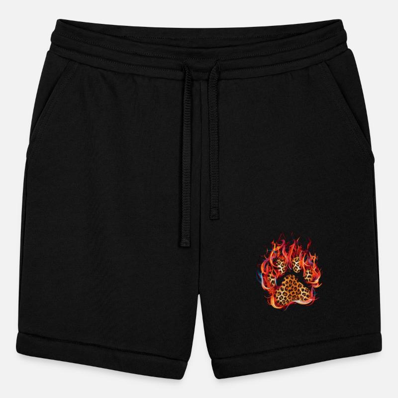 Leopard Flame Paw Paw Print