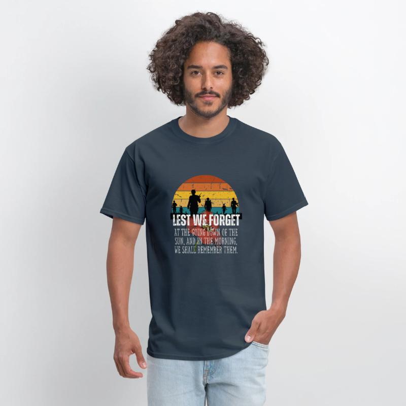 lest we forget American Veterans Day Tribute Tee
