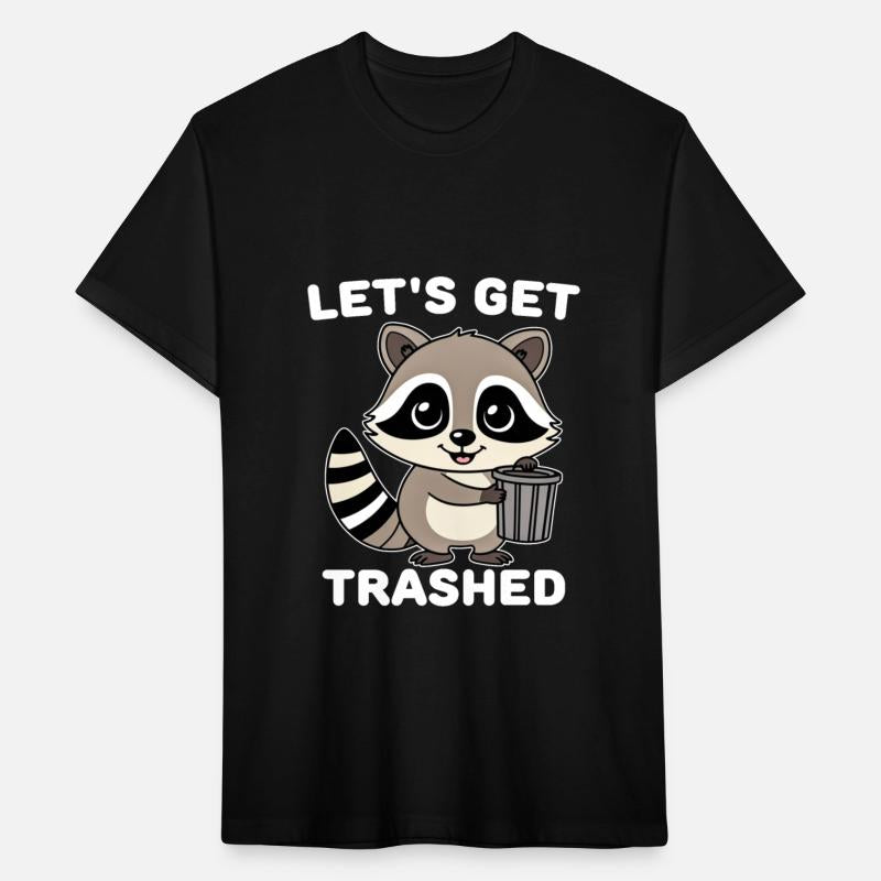 Let's Get Trashed Funny Raccoon Trash Panda Cute