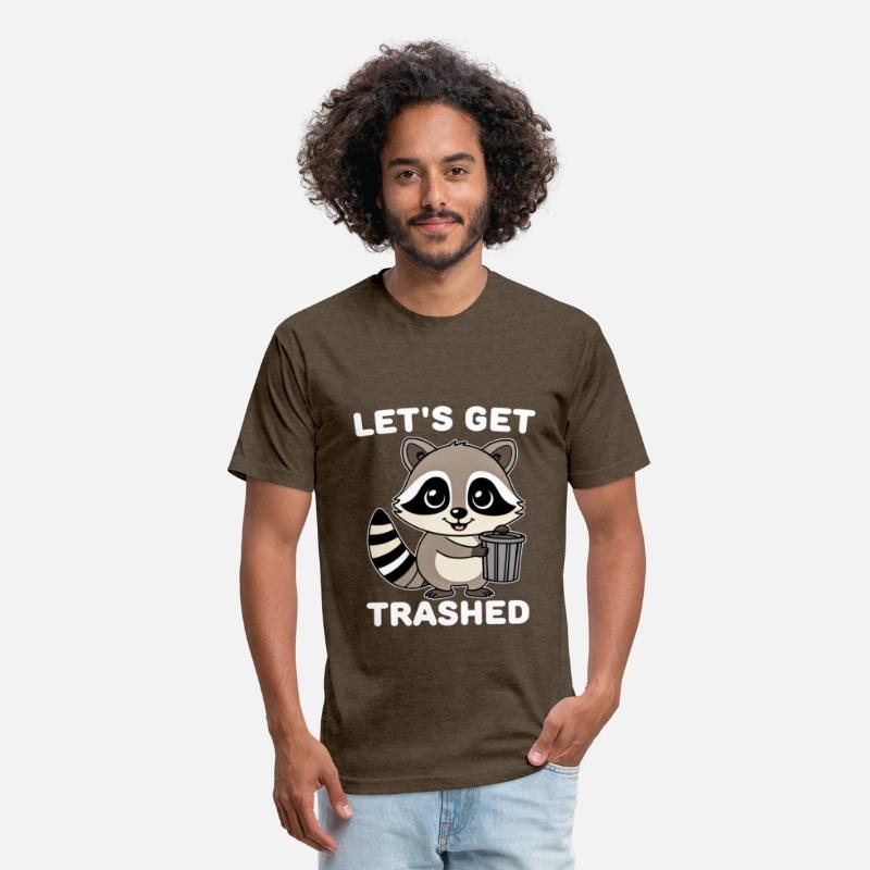 Let's Get Trashed Funny Raccoon Trash Panda Cute