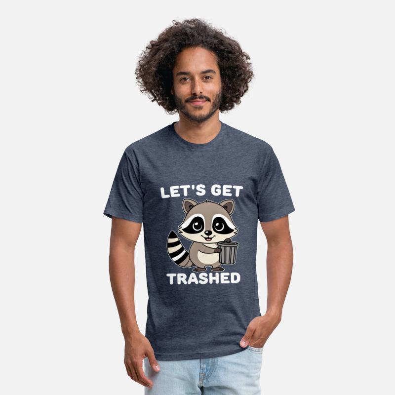 Let's Get Trashed Funny Raccoon Trash Panda Cute