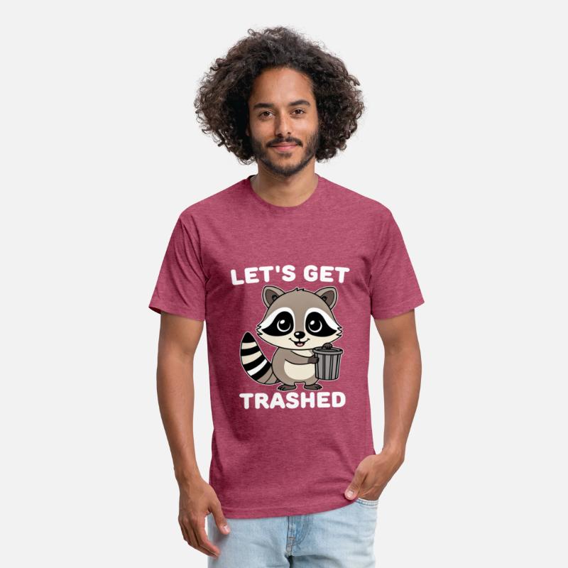 Let's Get Trashed Funny Raccoon Trash Panda Cute