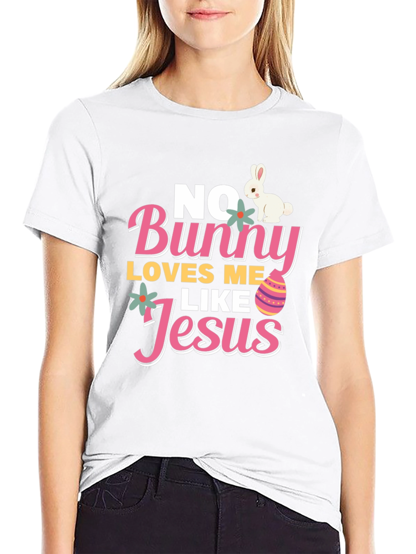 No Bunny Loves Me Like Jesus Easter T-Shirt