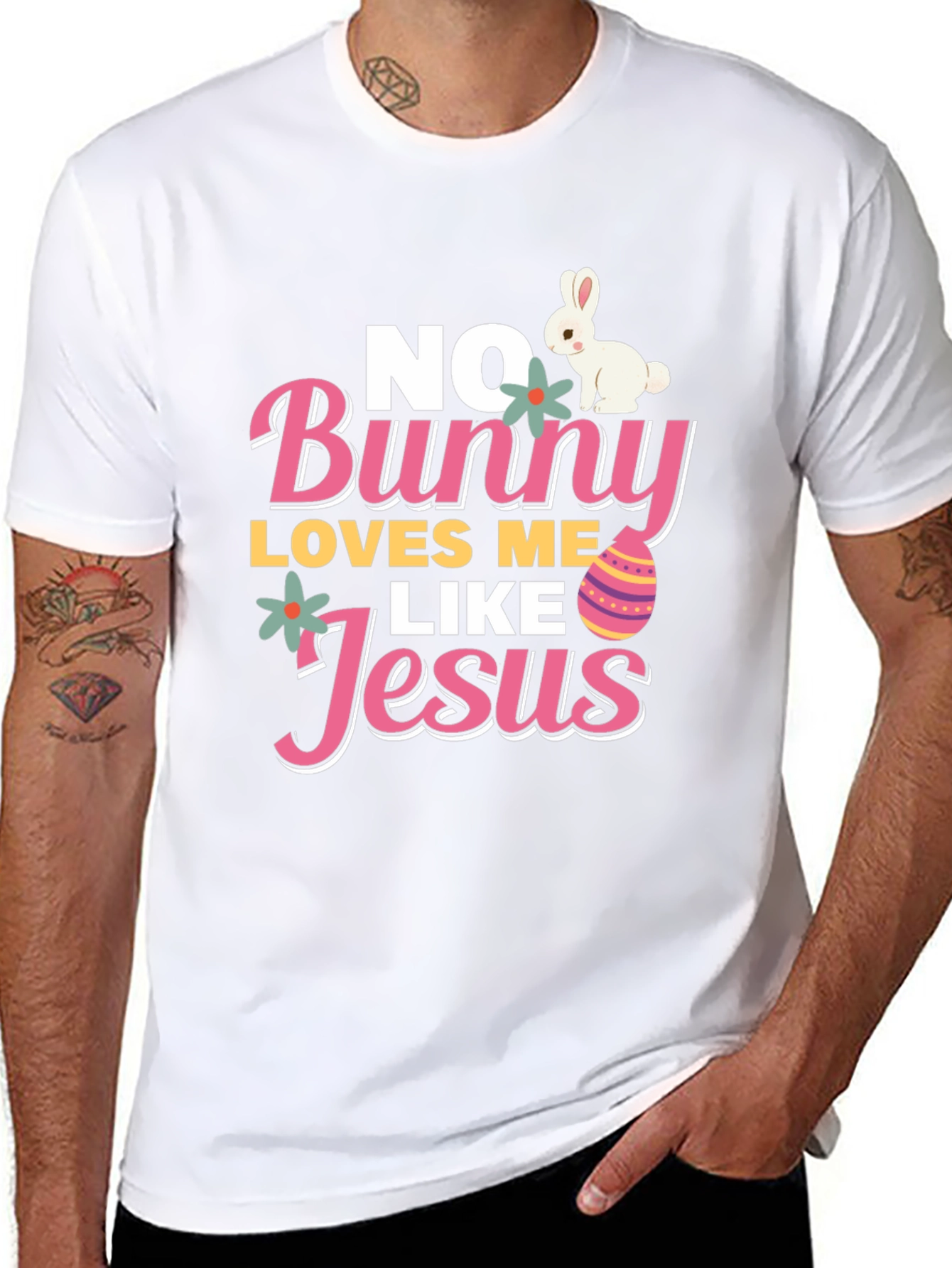No Bunny Loves Me Like Jesus Easter T-Shirt