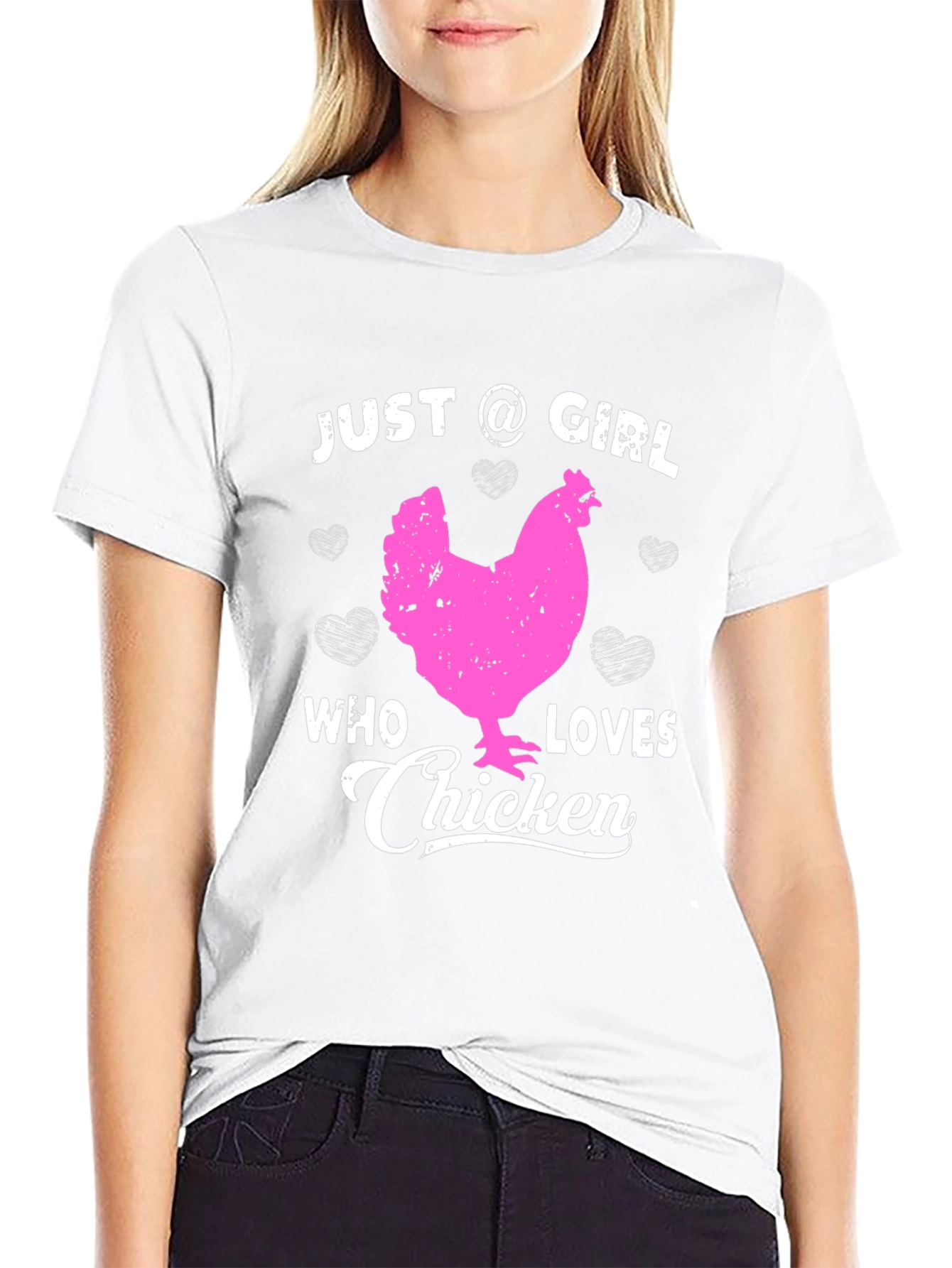 Just a Girl Who Loves Chicken T-Shirt