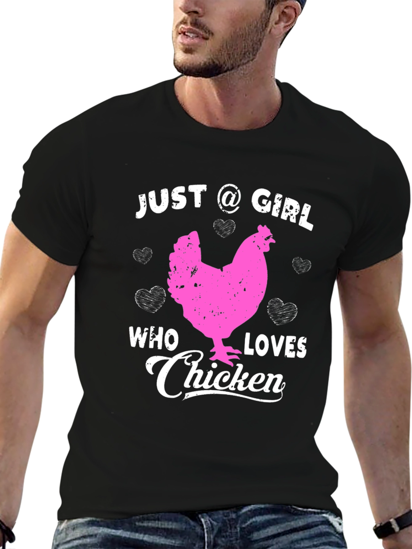 Just a Girl Who Loves Chicken T-Shirt