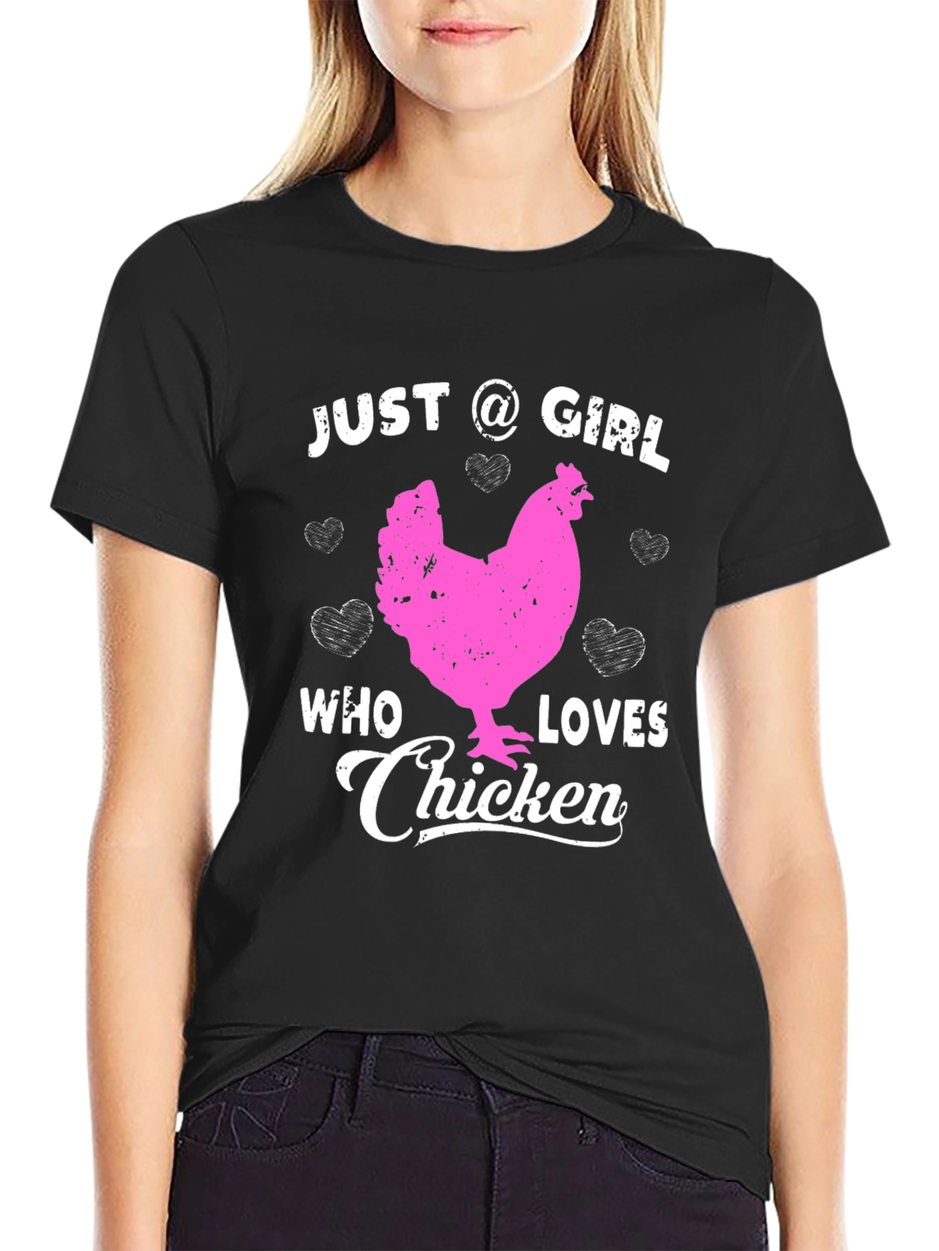 Just a Girl Who Loves Chicken T-Shirt
