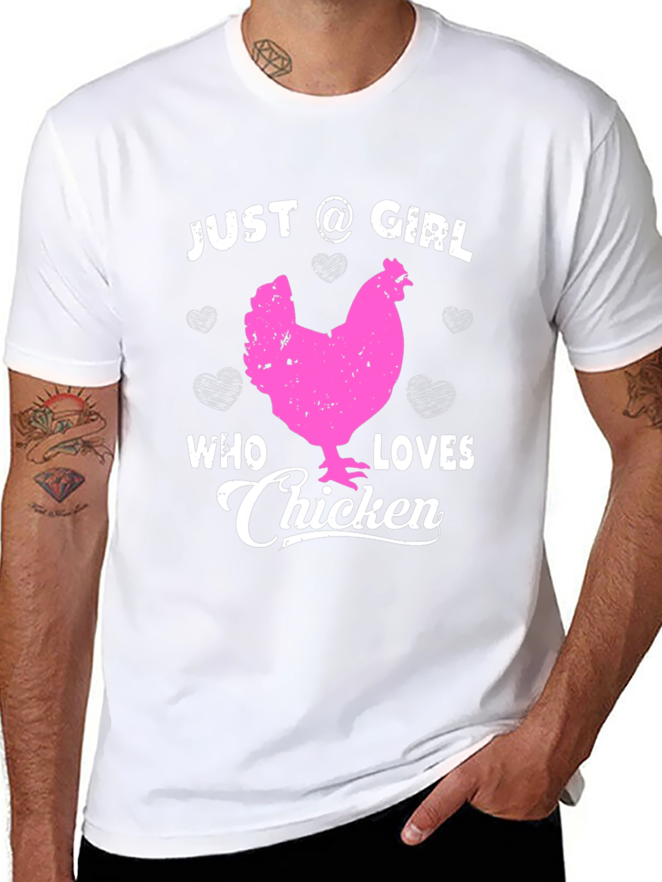 Just a Girl Who Loves Chicken T-Shirt
