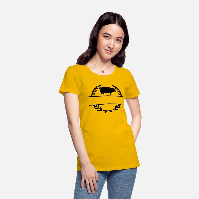 Logo pig in laurel wreath