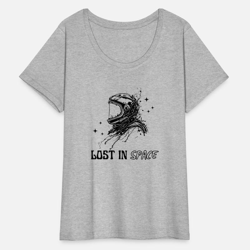 Lost in Space – Astronaut Art (black)