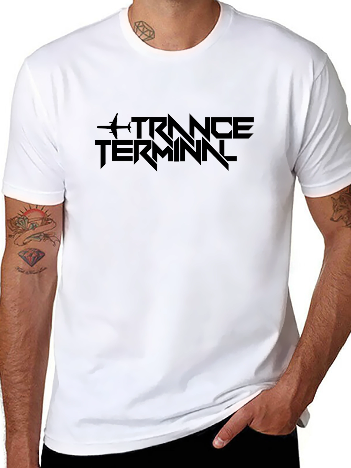 Trance Terminal Graphic Tee - Black