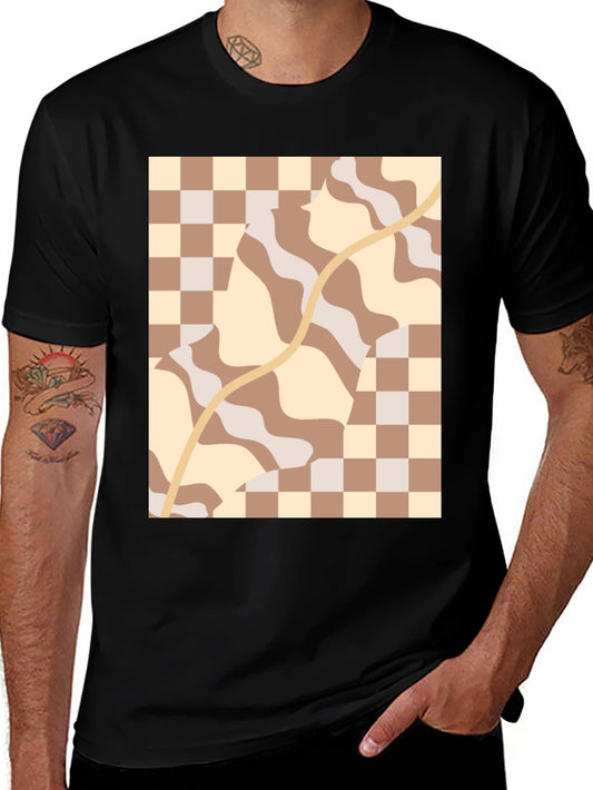 Retro Aesthetic Patterned Tee