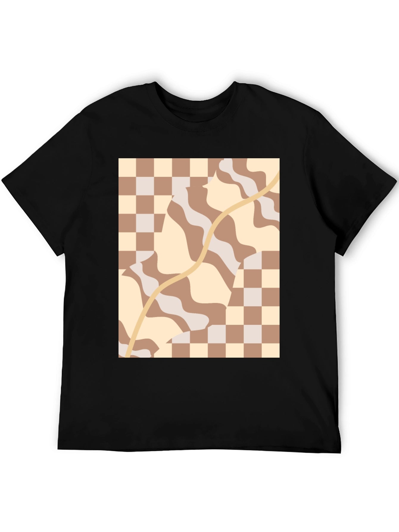 Retro Aesthetic Patterned Tee