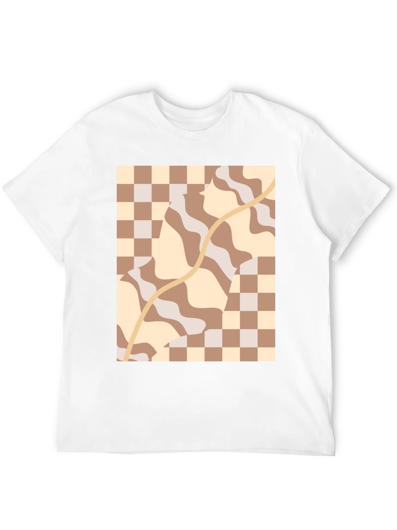 Retro Aesthetic Patterned Tee
