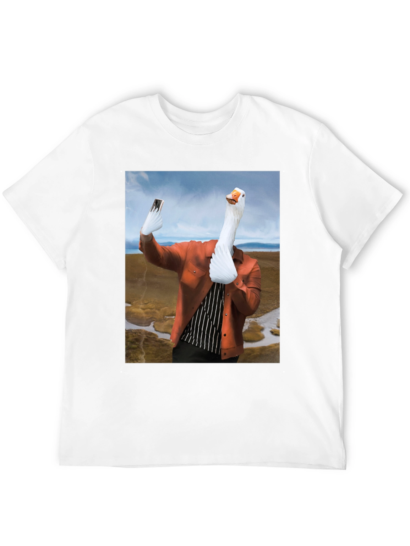 Funny Goose Selfie T-Shirt