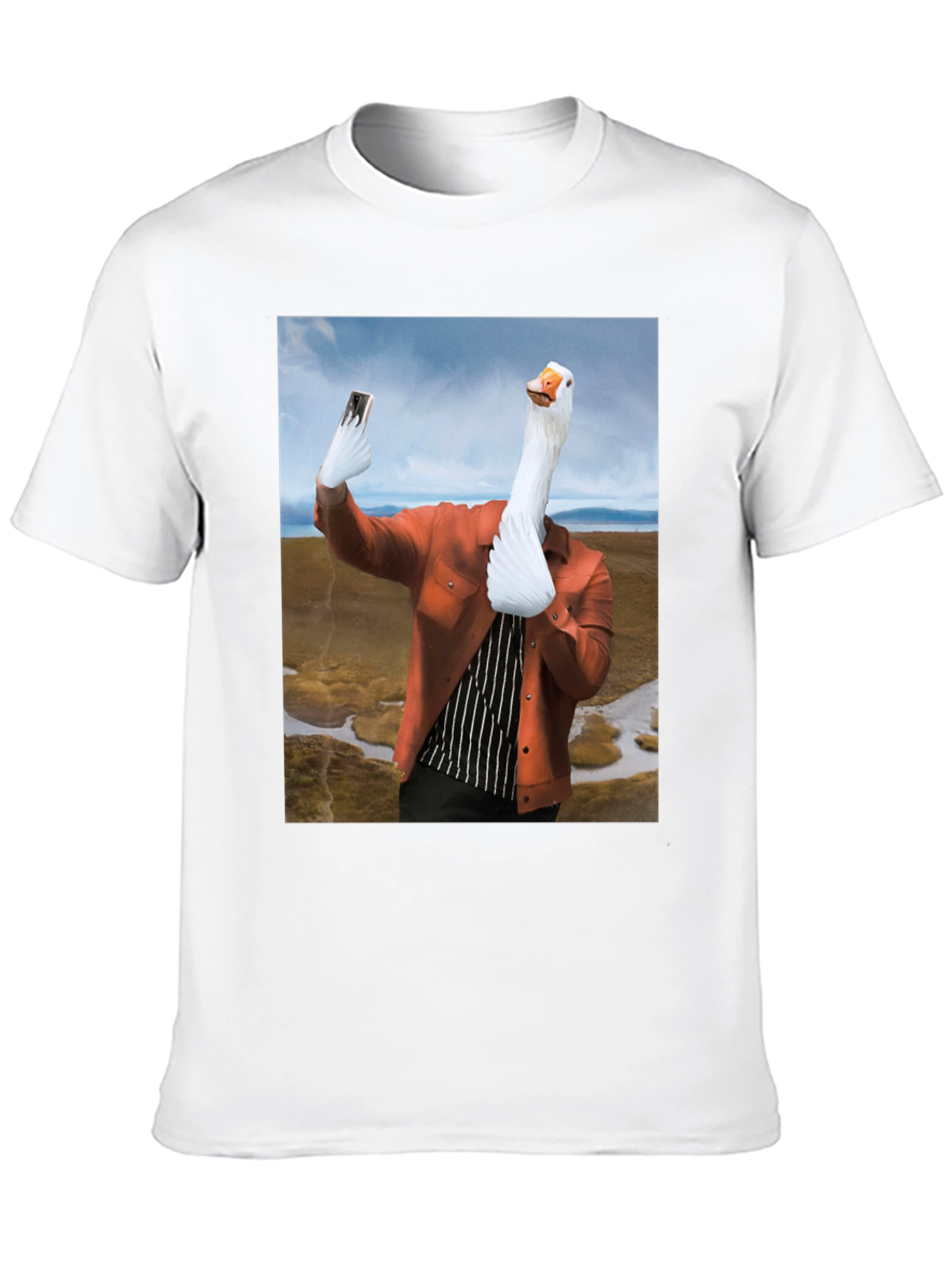 Funny Goose Selfie T-Shirt