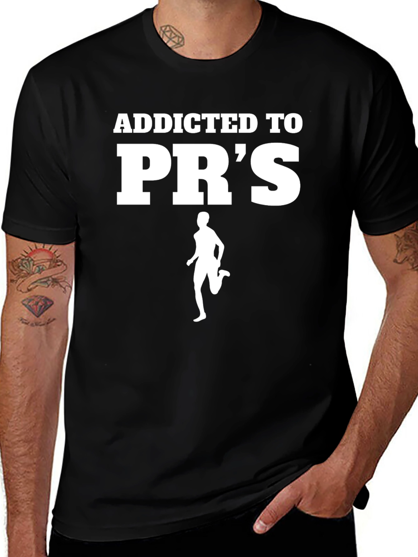 Addicted to PRs Running Graphic T-Shirt